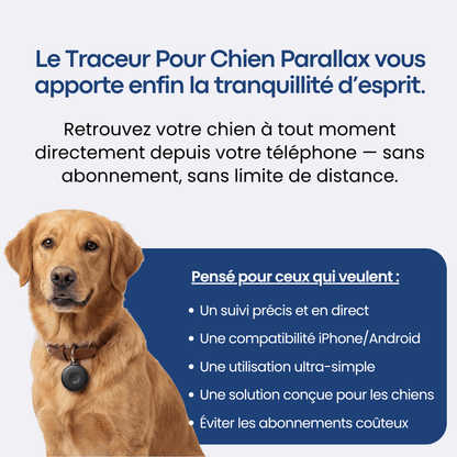 Traceur GPS Chien sans Abonnement - Alpora