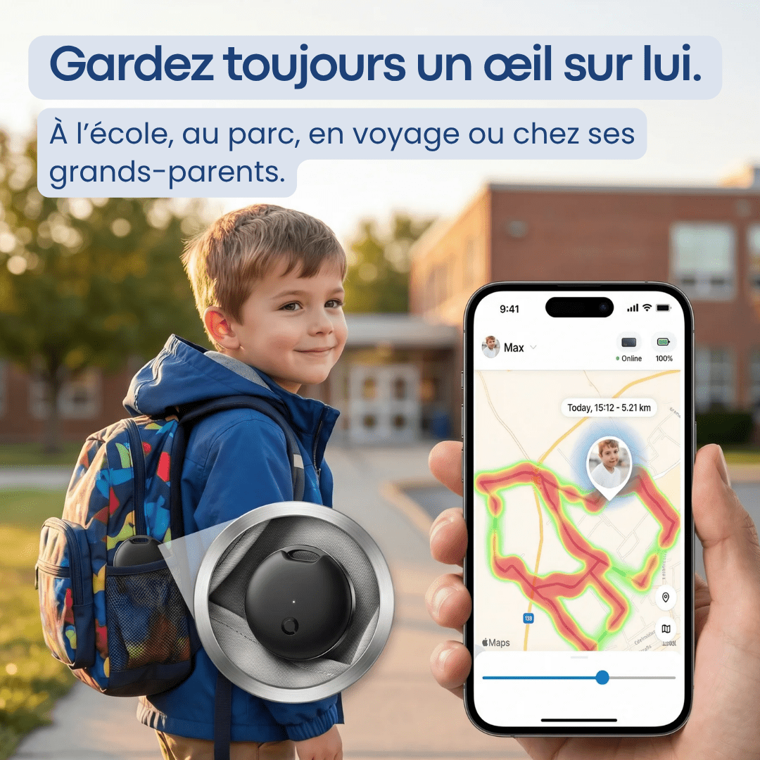 Traceur GPS Enfant Sans Abonnement | Alpora