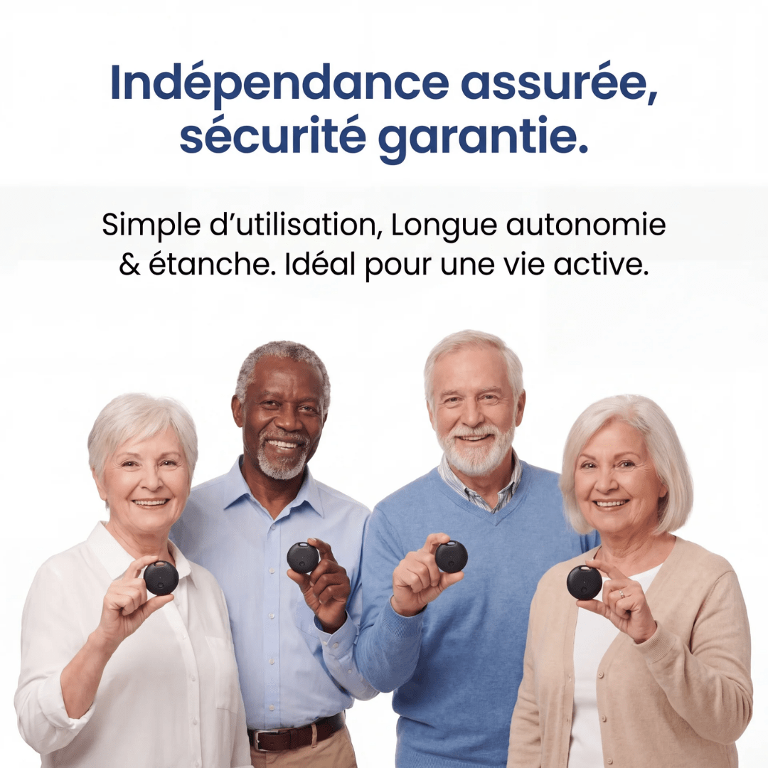 Traceur GPS Pour Seniors — Sans Abonnement  — Alpora