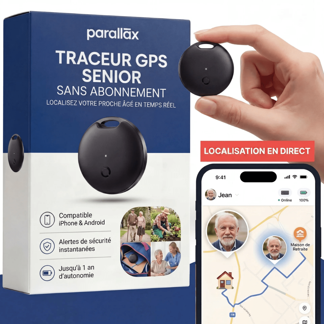 Traceur GPS Pour Seniors — Sans Abonnement  — Alpora